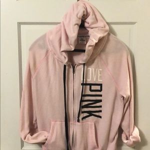 Ballet pink hoodie